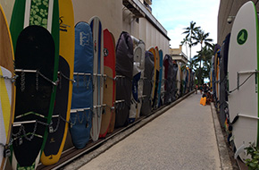 Ready to surf - Hawaiian island Oahu, vacation in Honolulu