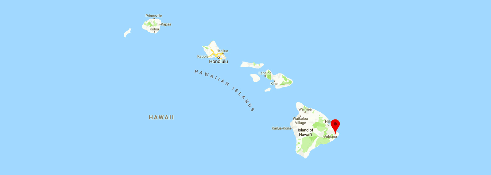 Dovolenka na Havaji - havajské ostrovy