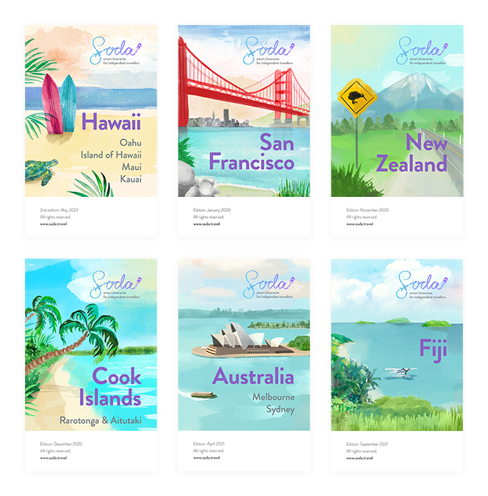 Best itinerary for Hawaii, New Zealand, Australia, Fiji, Cook Islands and San Francisco
