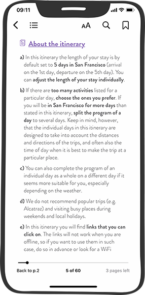 San Francisco itinerary - San Francisco travel guide